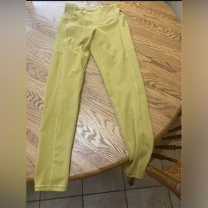 Mustard colored leggings